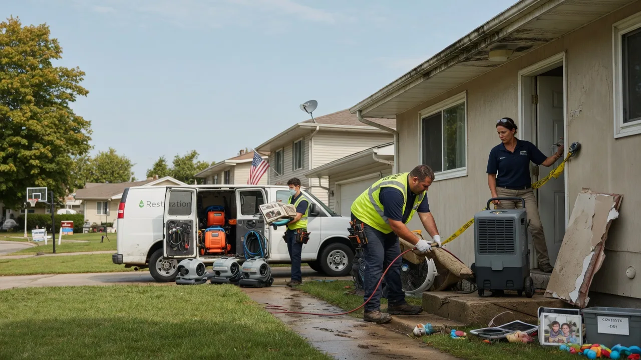 Water Damage Restoration in Media, IL near me